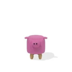 Beliani Dierenhocker PIGGY - Roze Polyester 7 Beliani Dierenhocker PIGGY - Roze Polyester -Bankstoel Winkel 1ef22a3e28614736a19ef66cad25dbd6