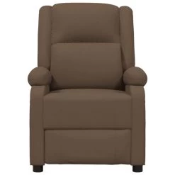 VidaXL Fauteuil Verstelbaar Elektrisch Stof Bruin -Bankstoel Winkel 275bdda6a31646a6a1df865b7361d366