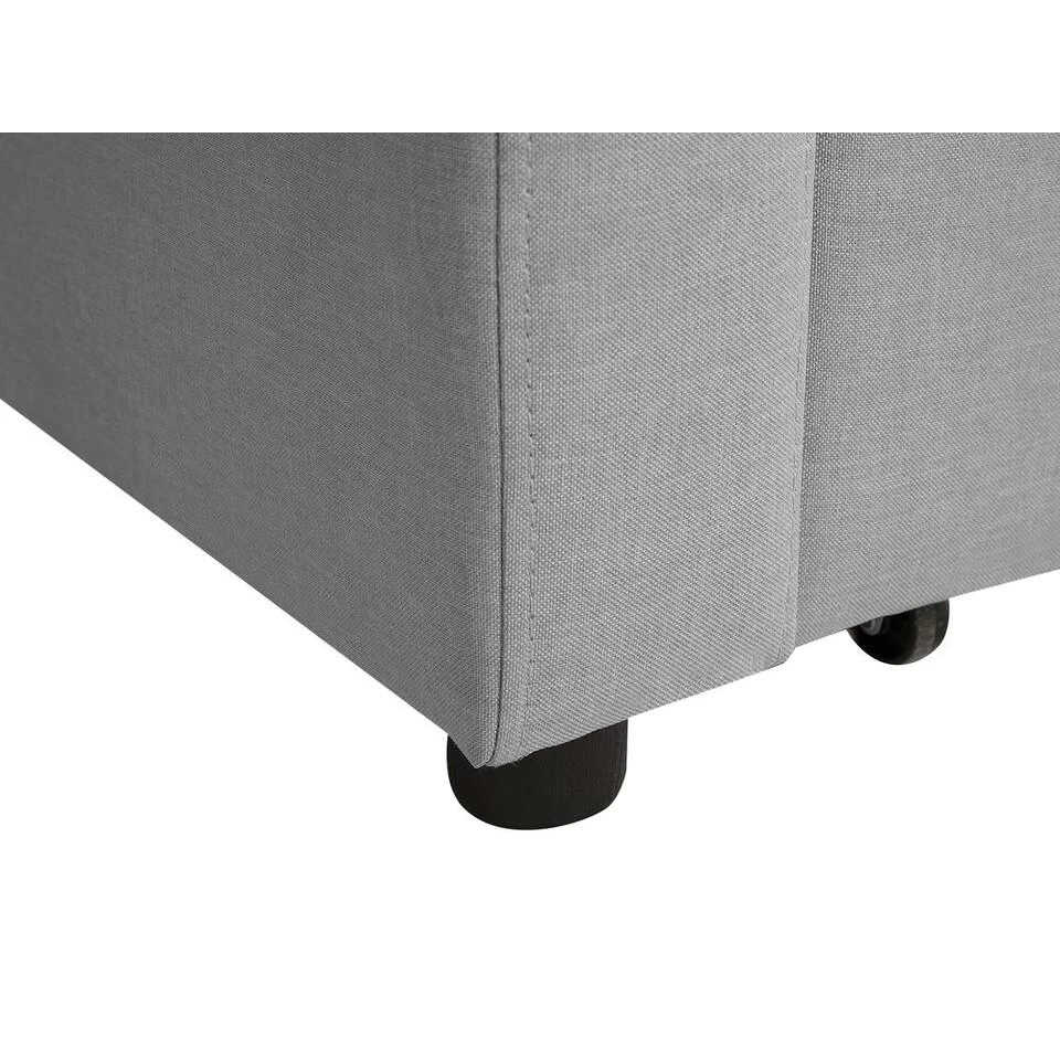 Beliani Slaapbank - GLOMMA Grijs Polyester 2 Beliani Slaapbank - GLOMMA Grijs Polyester - Afbeelding 2