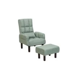 Beliani Fauteuil OLAND - Groen Polyester -Bankstoel Winkel 2a870325bd684159b72063c672b05bf3
