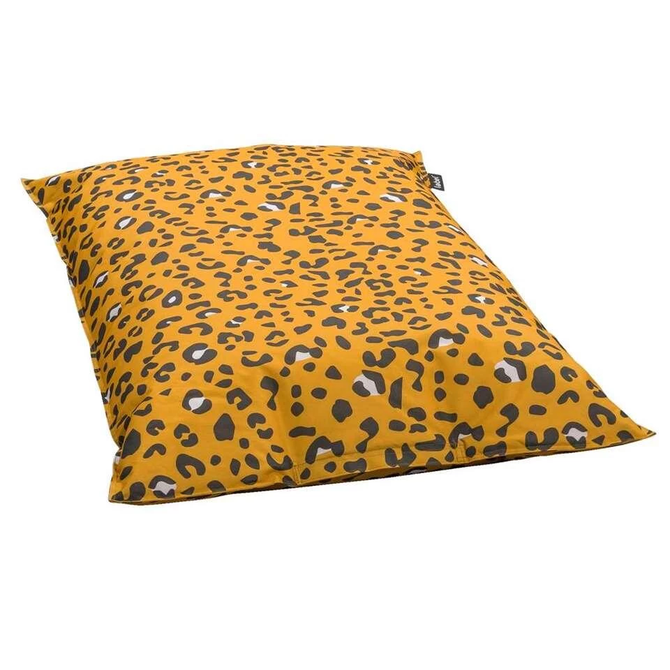 Lebel Zitzak Leopard - Oker - 100x150 Cm 2 Lebel Zitzak Leopard - Oker - 100x150 Cm - Afbeelding 2