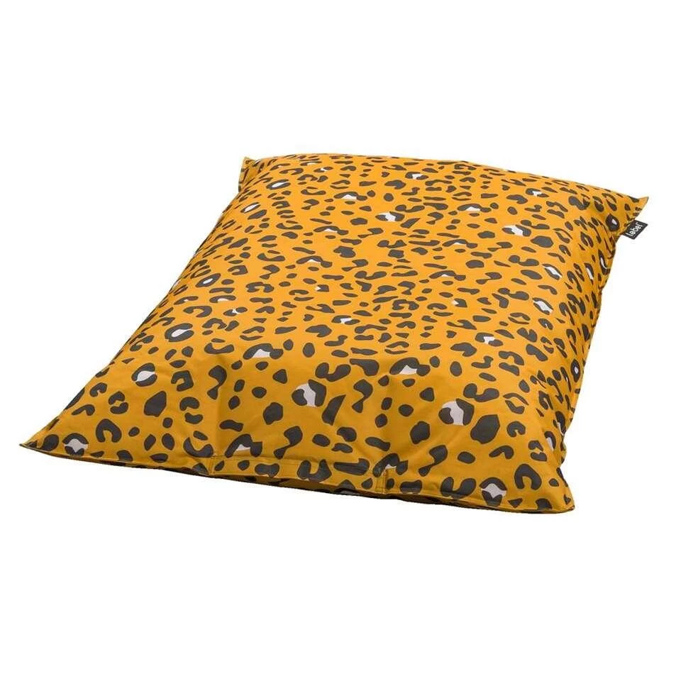 Lebel Zitzak Leopard - Oker - 100x150 Cm 3 Lebel Zitzak Leopard - Oker - 100x150 Cm - Afbeelding 3