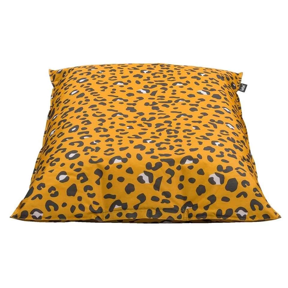 Lebel Zitzak Leopard - Oker - 100x150 Cm 4 Lebel Zitzak Leopard - Oker - 100x150 Cm - Afbeelding 4