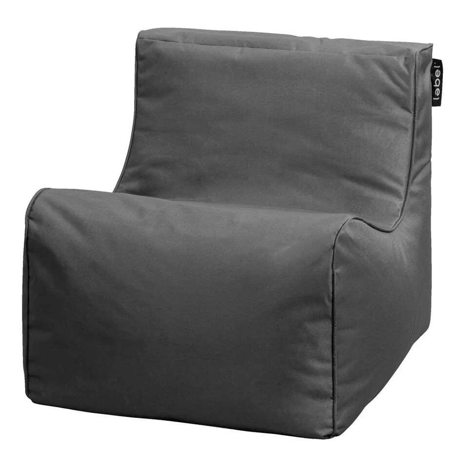 Lebel Loungestoel - Antraciet - 80x60x65 Cm 3 Lebel Loungestoel - Antraciet - 80x60x65 Cm - Afbeelding 3