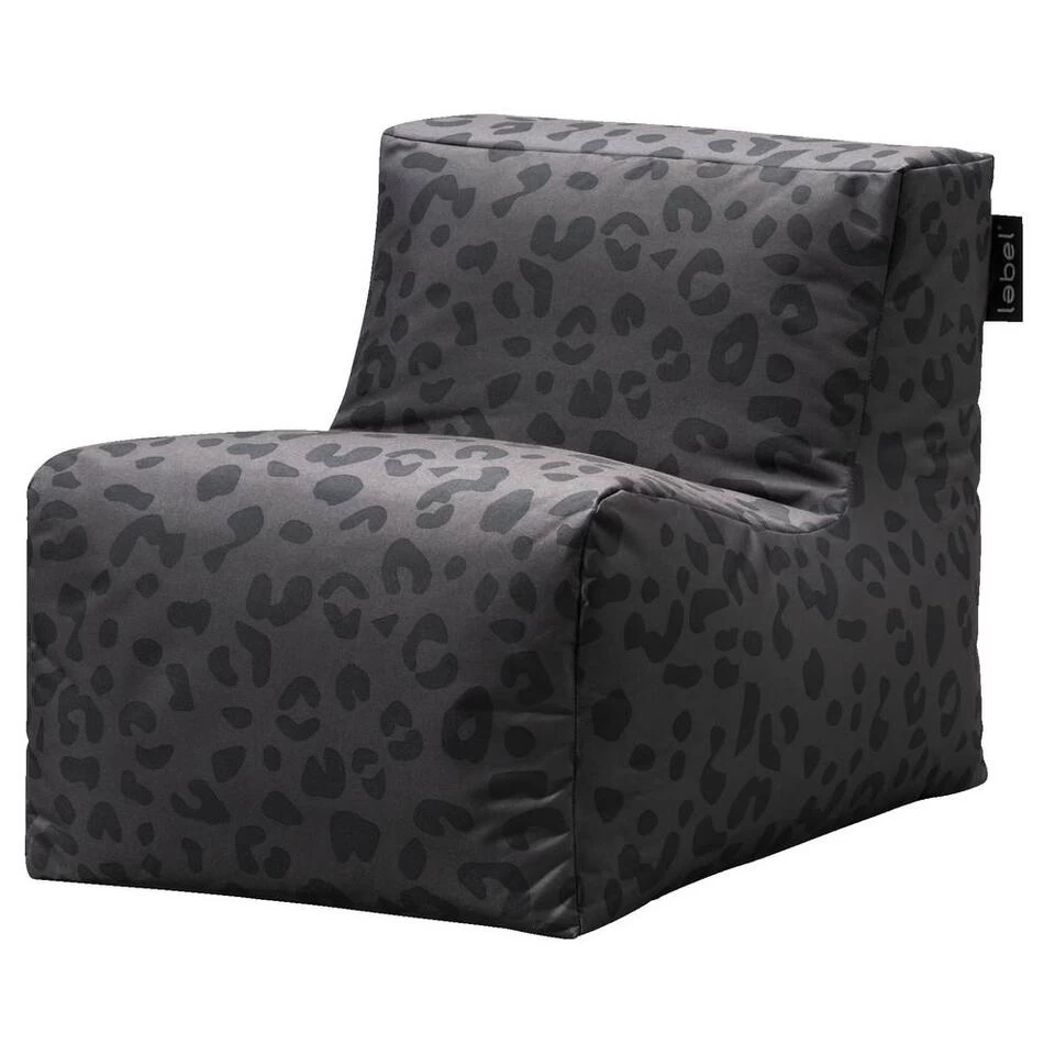 Loungestoel Leopard Lebel - Antraciet - 75x55x60 Cm 2 Loungestoel Leopard Lebel - Antraciet - 75x55x60 Cm - Afbeelding 2