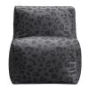 Loungestoel Leopard Lebel - Antraciet - 75x55x60 Cm