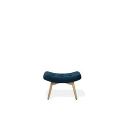 Beliani Fauteuil VEJLE - Blauw Fluweel -Bankstoel Winkel 359621249b2b4defb8e0c63d3ef8a911
