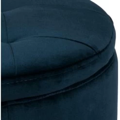 Sohome Poef Takeesha - Velvet - Blauw -Bankstoel Winkel 37c027f9caef48a6ab10d84cde2488a3
