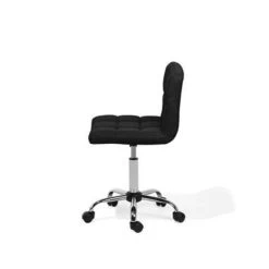 Beliani Bureaustoel MARION - Zwart Polyester -Bankstoel Winkel 3fecd4a4191c4eb5a898430c1a56ebee