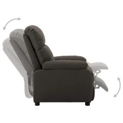 VidaXL Fauteuil Verstelbaar Elektrisch Stof Taupe -Bankstoel Winkel 47c5decbe1d043a0aed0f80b99032e63