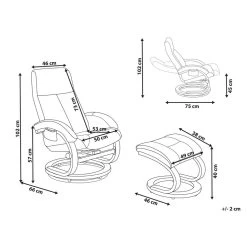 Beliani Massagestoel HERO - Zwart Polyester 6 Beliani Massagestoel HERO - Zwart Polyester -Bankstoel Winkel 4cae1b3737794d71872ebe598776f6e2