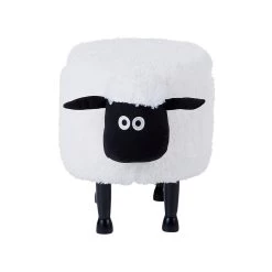 Beliani Dierenhocker SHEEP - Wit Polyester 7 Beliani Dierenhocker SHEEP - Wit Polyester -Bankstoel Winkel 4ea655a33fde43aa8adf3d50ad269bec
