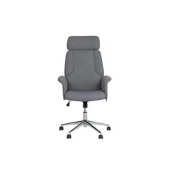 Beliani Bureaustoel PILOT - Grijs Polyester -Bankstoel Winkel 4fa75a72e7f24843b544e938e4a6d89b