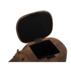 Beliani Dierenhocker HIPPO - Bruin Kunstleer 6 Beliani Dierenhocker HIPPO - Bruin Kunstleer -Bankstoel Winkel 5712f3bc24ca4b3b85a394a02502a2ec