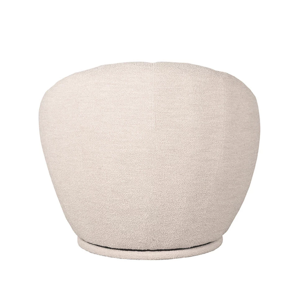 LABEL51 Fauteuil Crown - Naturel - Boucle 4 LABEL51 Fauteuil Crown - Naturel - Boucle - Afbeelding 4