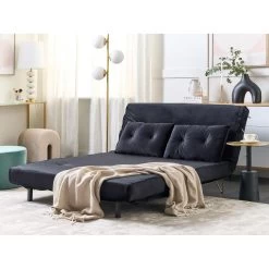 Beliani Tweezitsbank - VESTFOLD Zwart Fluweel 7 Beliani Tweezitsbank - VESTFOLD Zwart Fluweel -Bankstoel Winkel 65ab671e94df4d50bbf48151a88db82f