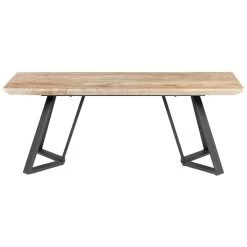 Beliani Hocker UPTON - Lichte Houtkleur Mdf, Metaal -Bankstoel Winkel 665c41733e224f289f8388093bcbe220