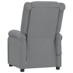 VidaXL Fauteuil Elektrisch Verstelbaar Stof Lichtgrijs 71x90.5x96 Cm -Bankstoel Winkel 6e0389298c834879ba474d9956bd64da