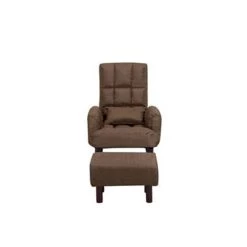 Beliani Fauteuil OLAND - Bruin Polyester 7 Beliani Fauteuil OLAND - Bruin Polyester -Bankstoel Winkel 77555debb2ae4eff9f2c53294806a98f