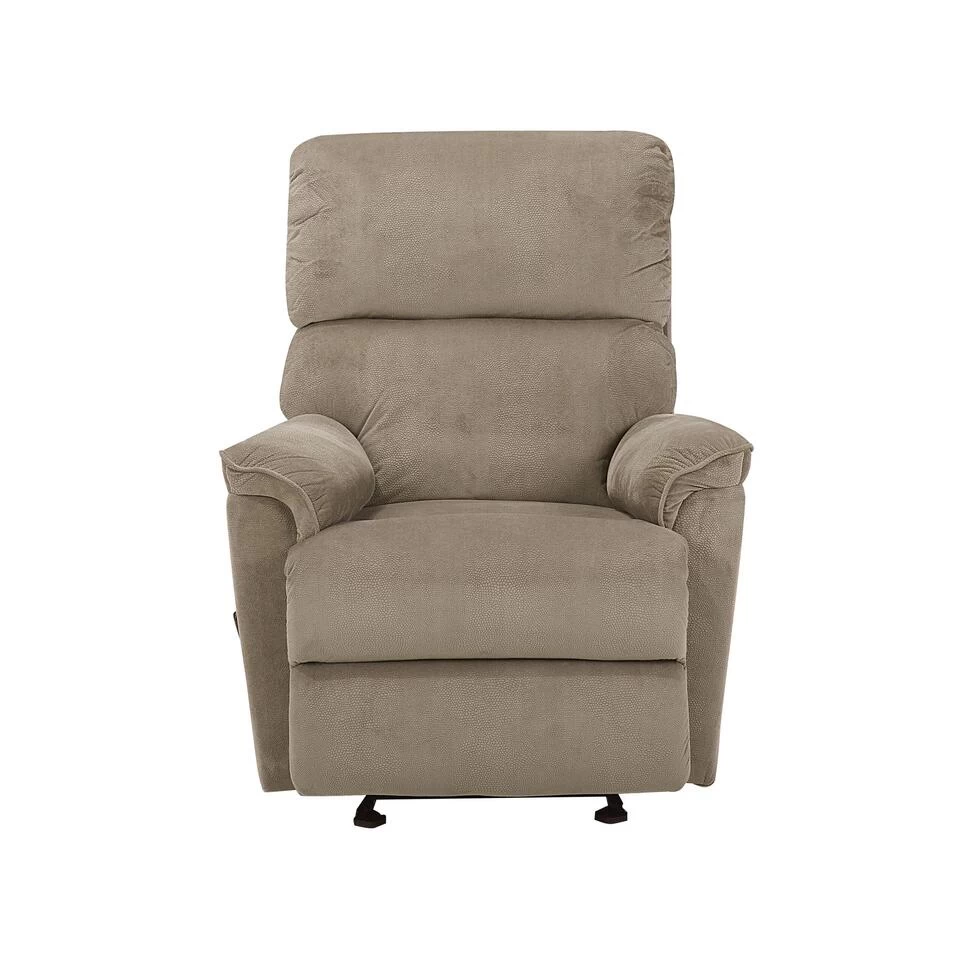 Beliani TV-fauteuil EVERTON - Bruin Polyester 4 Beliani TV-fauteuil EVERTON - Bruin Polyester - Afbeelding 4