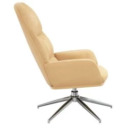 VidaXL Relaxstoel Kunstsuède Crèmewit -Bankstoel Winkel 7e3508cf76e54b1bb9a28ea67440346e