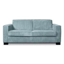 Bank Stuttgart 2-zits - Ribcord - Ijsblauw