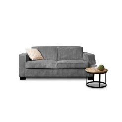 Bank Stuttgart 3-zits - Ribcord - Antraciet -Bankstoel Winkel 81003138 4000