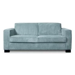 Bank Stuttgart 3-zits - Ribcord - Ijsblauw