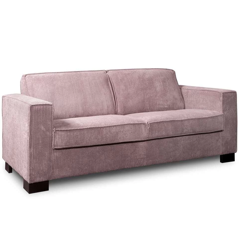 Bank Stuttgart 2-zits - Ribcord - Roze 2 Bank Stuttgart 2-zits - Ribcord - Roze - Afbeelding 2