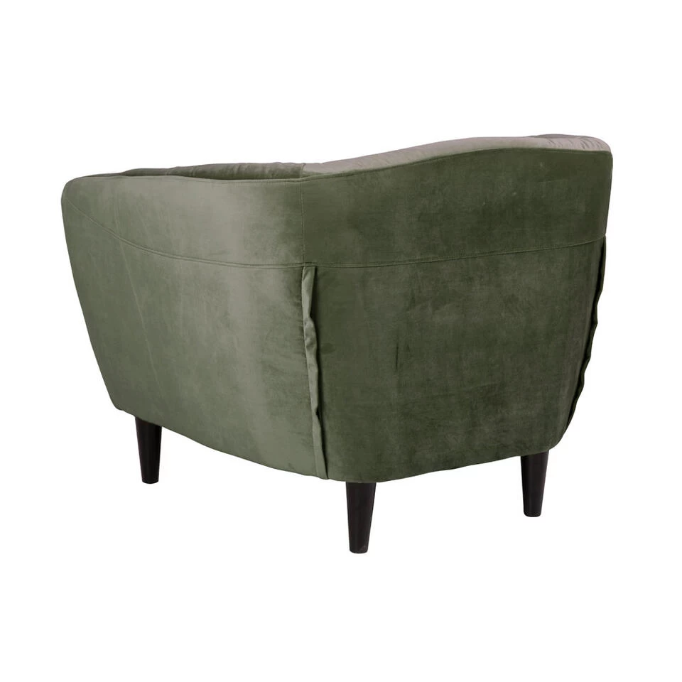 Fauteuil Thyrza - Fluweel - Groen 3 Fauteuil Thyrza - Fluweel - Groen - Afbeelding 3