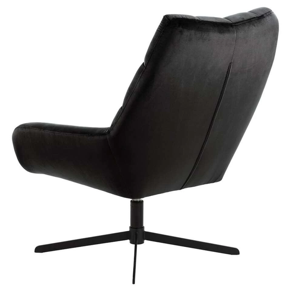 Fauteuil Devin - Stof - Grijsbruin 3 Fauteuil Devin - Stof - Grijsbruin - Afbeelding 3