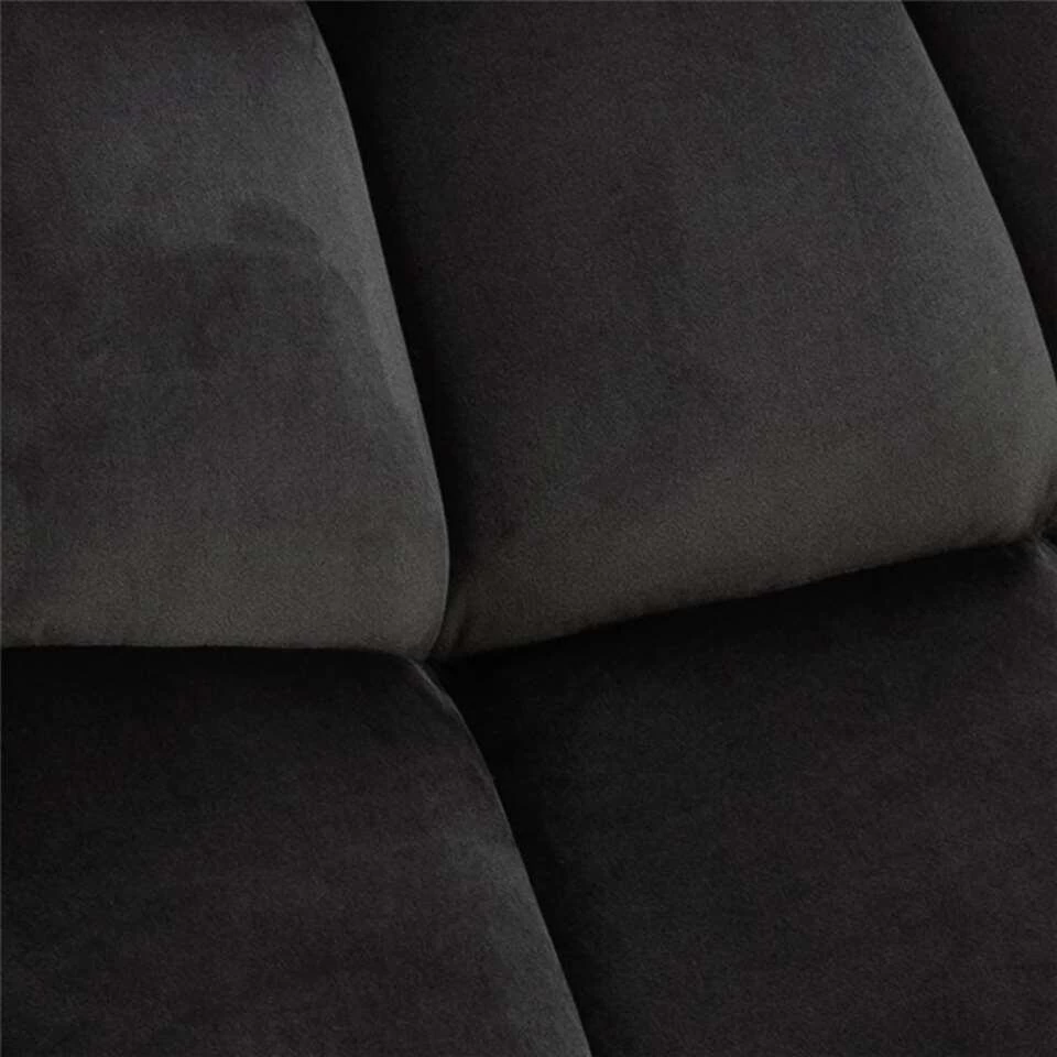 Fauteuil Devin - Stof - Grijsbruin 4 Fauteuil Devin - Stof - Grijsbruin - Afbeelding 4