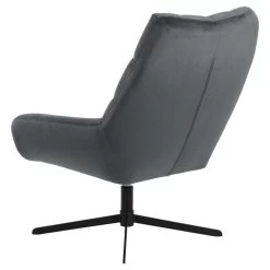 Fauteuil Devin - Stof - Donkergrijs -Bankstoel Winkel 81027693 0300