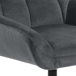 Fauteuil Devin - Stof - Donkergrijs -Bankstoel Winkel 81027693 0400