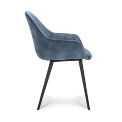 Eetkamerstoel Cody - Velvet Adore - Petrol (2 Stuks) -Bankstoel Winkel 81029263 0400