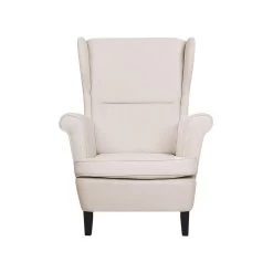 Beliani Oorfauteuil ABSON - Beige Polyester 7 Beliani Oorfauteuil ABSON - Beige Polyester -Bankstoel Winkel 84695a039fcb4624bc55cf1d271604a2