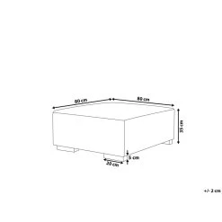 Beliani Ottomaan LUNGO - Zwart Leer -Bankstoel Winkel 8b1e505f3524461f9e145de835871166