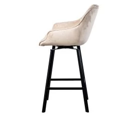 Giga Meubel Barstoel Velvet Champagne - Draaibaar - Stoel Shannon -Bankstoel Winkel 8df83a17ab5a4e0886dae6af7163fc69