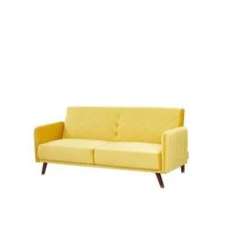 Beliani Driezitsbank - SENJA Geel Fluweel 6 Beliani Driezitsbank - SENJA Geel Fluweel -Bankstoel Winkel 8e1fbbd3134f46e38171f094d2039691