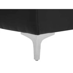 Beliani Ottomaan ABERDEEN - Zwart Kunstleer 7 Beliani Ottomaan ABERDEEN - Zwart Kunstleer -Bankstoel Winkel 8e708ad8bae24bfea3818f01f182c538