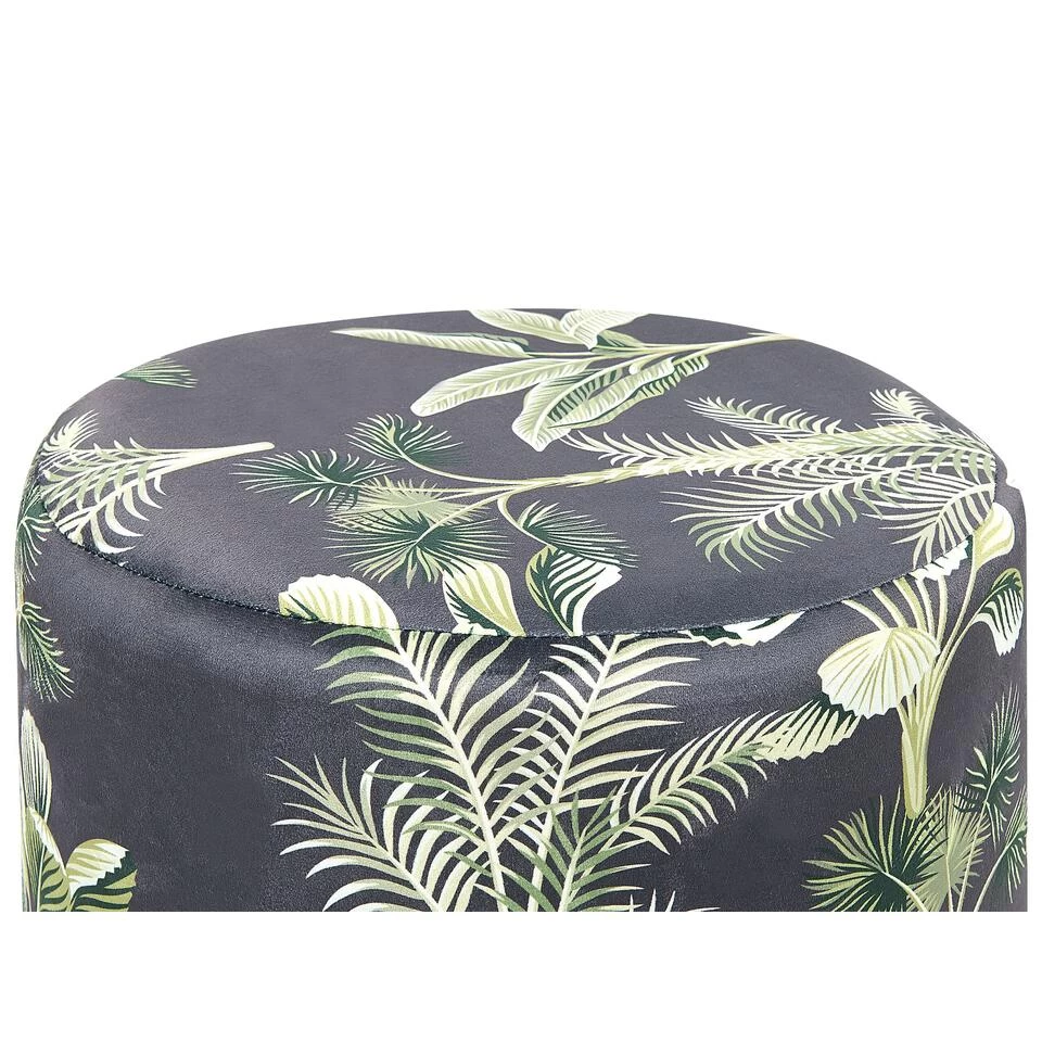 Beliani Poef WRILEY - Groen Fluweel 3 Beliani Poef WRILEY - Groen Fluweel - Afbeelding 3