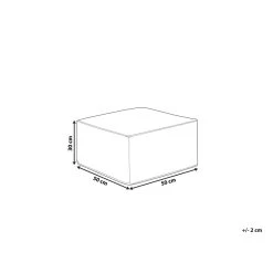 Beliani Poef MUKKI - Bruin Polyester -Bankstoel Winkel 9837060088e24e61b8ef61589bd0a96b 1