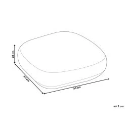 Beliani Poef BERRECHID - Roze Katoen -Bankstoel Winkel 9f77973c1c1241598b0a8fbbe167274a
