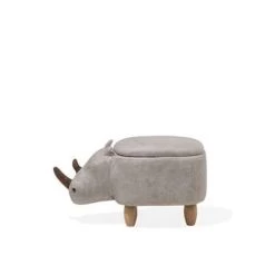 Beliani Dierenhocker RHINO - Grijs Kunstleer 7 Beliani Dierenhocker RHINO - Grijs Kunstleer -Bankstoel Winkel a880043f60ab4b8ab06956fcbfe4cf39