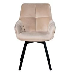 Giga Meubel Eetkamerstoel Velvet Champagne - Draaibaar - Stoel Shannon -Bankstoel Winkel a9fb42fd41dd49cd859fc38386bb61be