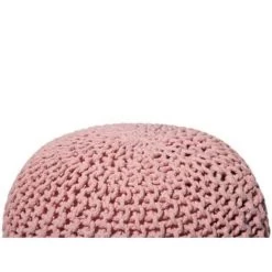 Beliani Poef CONRAD - Roze Katoen -Bankstoel Winkel ad5ca74e92e747cca19973455162da29