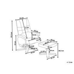 Beliani Massagestoel RELAXPRO - Beige Kunstleer -Bankstoel Winkel bf881d01e5614c328da1230227dcb81e