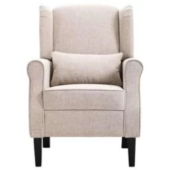 VidaXL Fauteuil Stof Beige -Bankstoel Winkel c12c1596fa1f4e4c89d72982f2f97634
