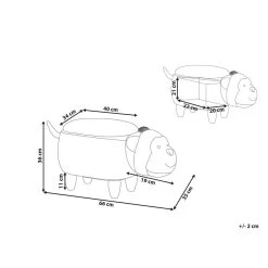 Beliani Dierenhocker MONKEY - Bruin Kunstleer -Bankstoel Winkel c35652d3be554b6ea8b301934e69773f