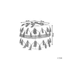 Beliani Poef THONDI - Beige Katoen -Bankstoel Winkel c74b55466bbe4dfab1235b64a1827379